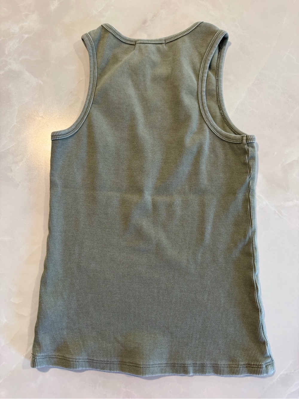 Gilded Intent Olive Ribbed Tank - Picture 3 of 3